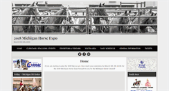 Desktop Screenshot of michiganhorseexpo.org